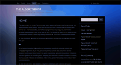 Desktop Screenshot of algorithmist.net