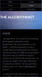 Mobile Screenshot of algorithmist.net