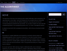 Tablet Screenshot of algorithmist.net