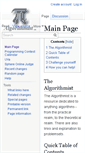 Mobile Screenshot of algorithmist.com